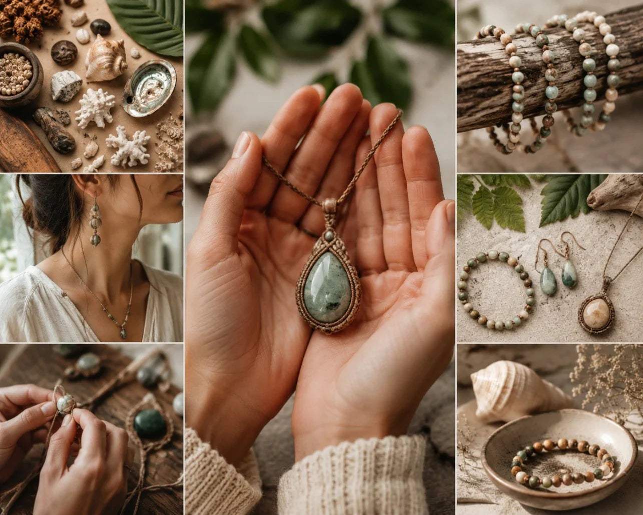The Beauty of Handmade Jewelry Crafted from Natural Materials