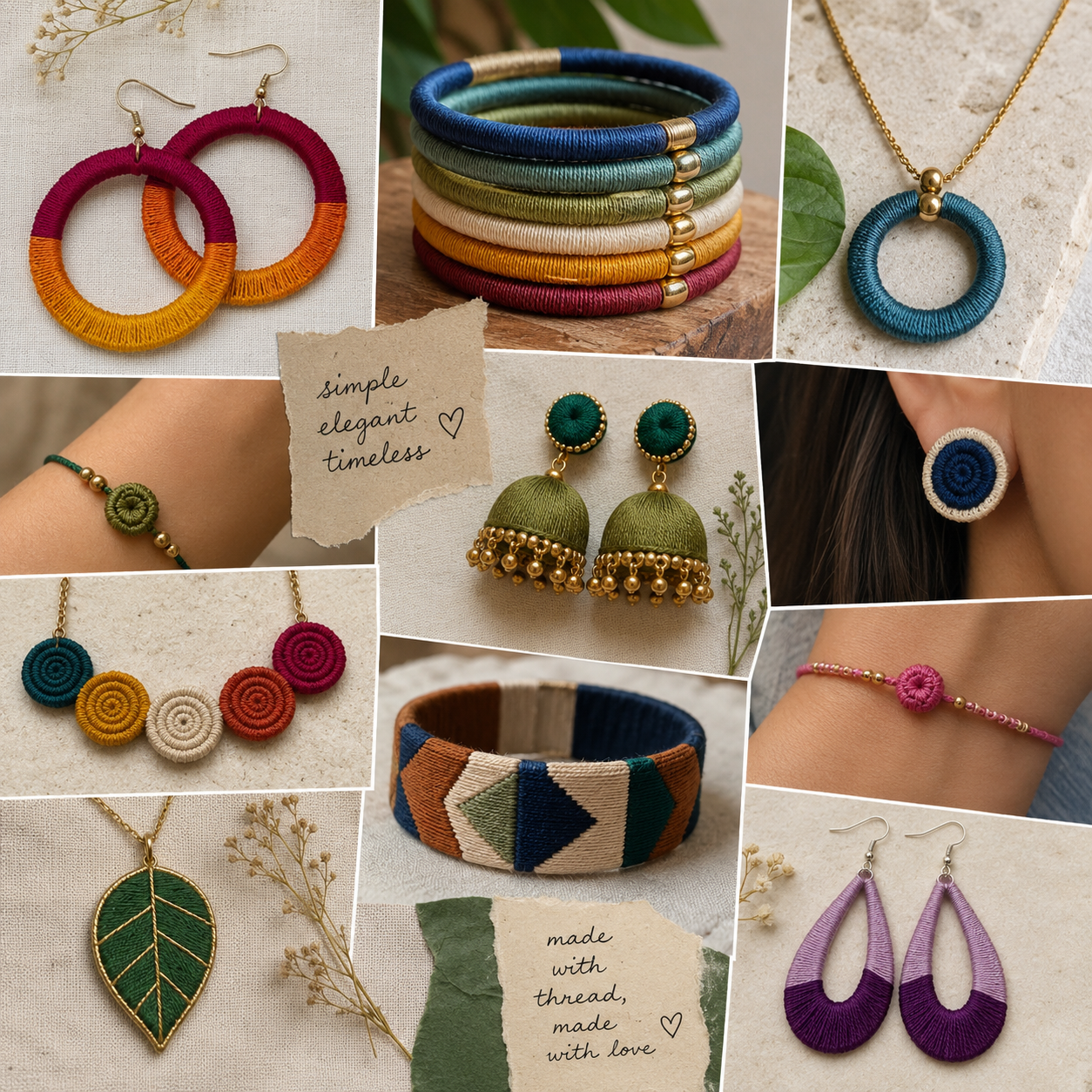 The Beauty of Thread Jewelry in Contemporary Fashion