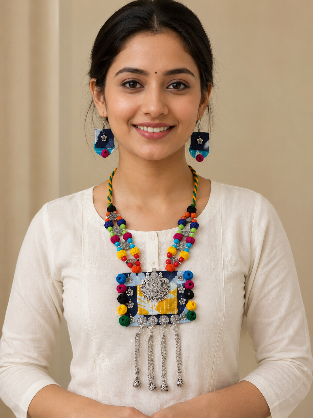 Vasudha Artisan Necklace Set