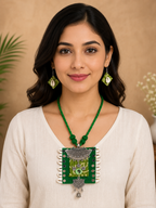 Kaudi Tribal Fabric Necklace Set