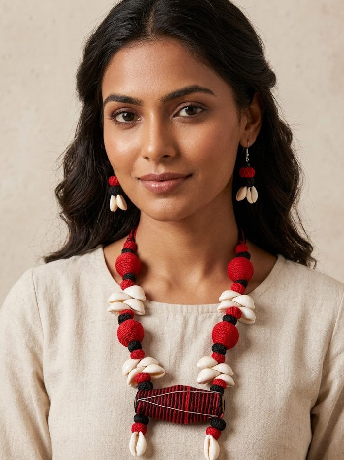 Tabla Rhythm Necklace Set