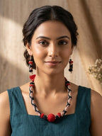 Ruhani Fabric Choker Set