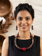 Ruhani Fabric Choker Set