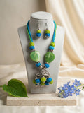 Meher Jhumki Bead Necklace Set