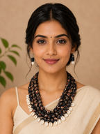 Cowrie Layered Necklace Set