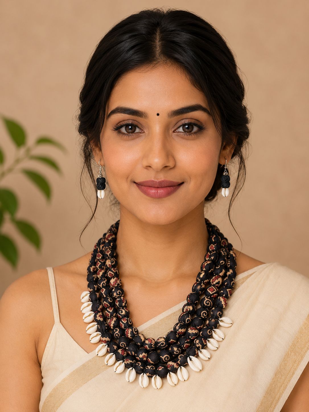 Cowrie Layered Necklace Set