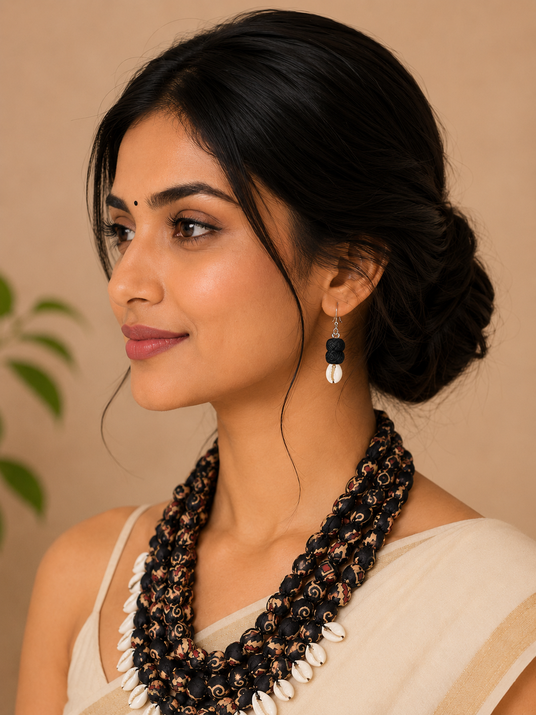 Cowrie Layered Necklace Set