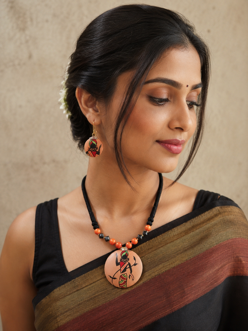 Aadivya Tribal Pendant Set