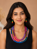 Rangrez MultiLayer Beaded Necklace Set