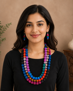 Rangrez MultiLayer Beaded Necklace Set
