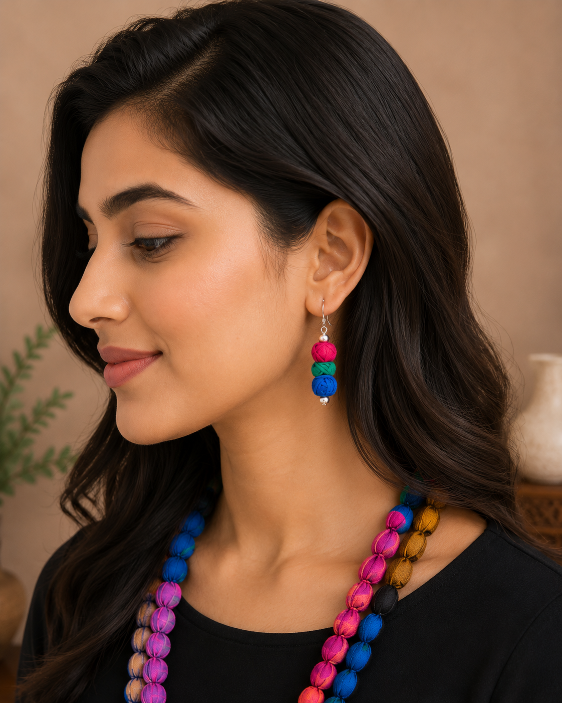Rangrez MultiLayer Beaded Necklace Set
