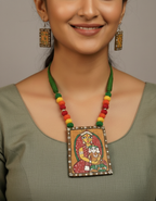 Madhubani Ganesha Fabric Set