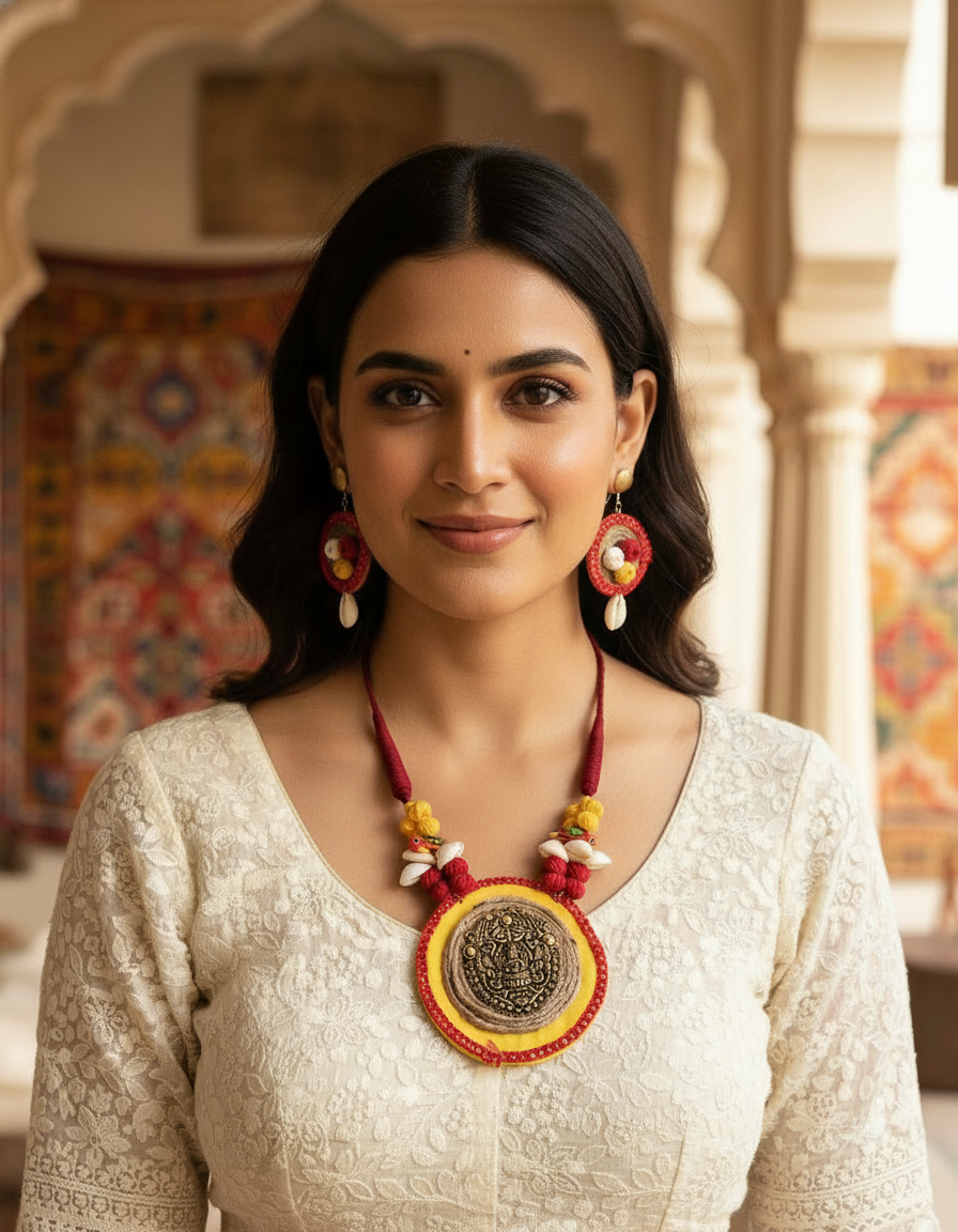 Lakshmi Aura Necklace set
