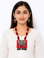 Ajrakh Loom Fusion Set