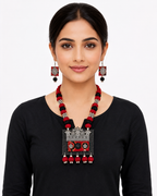 Ajrakh Loom Fusion Set