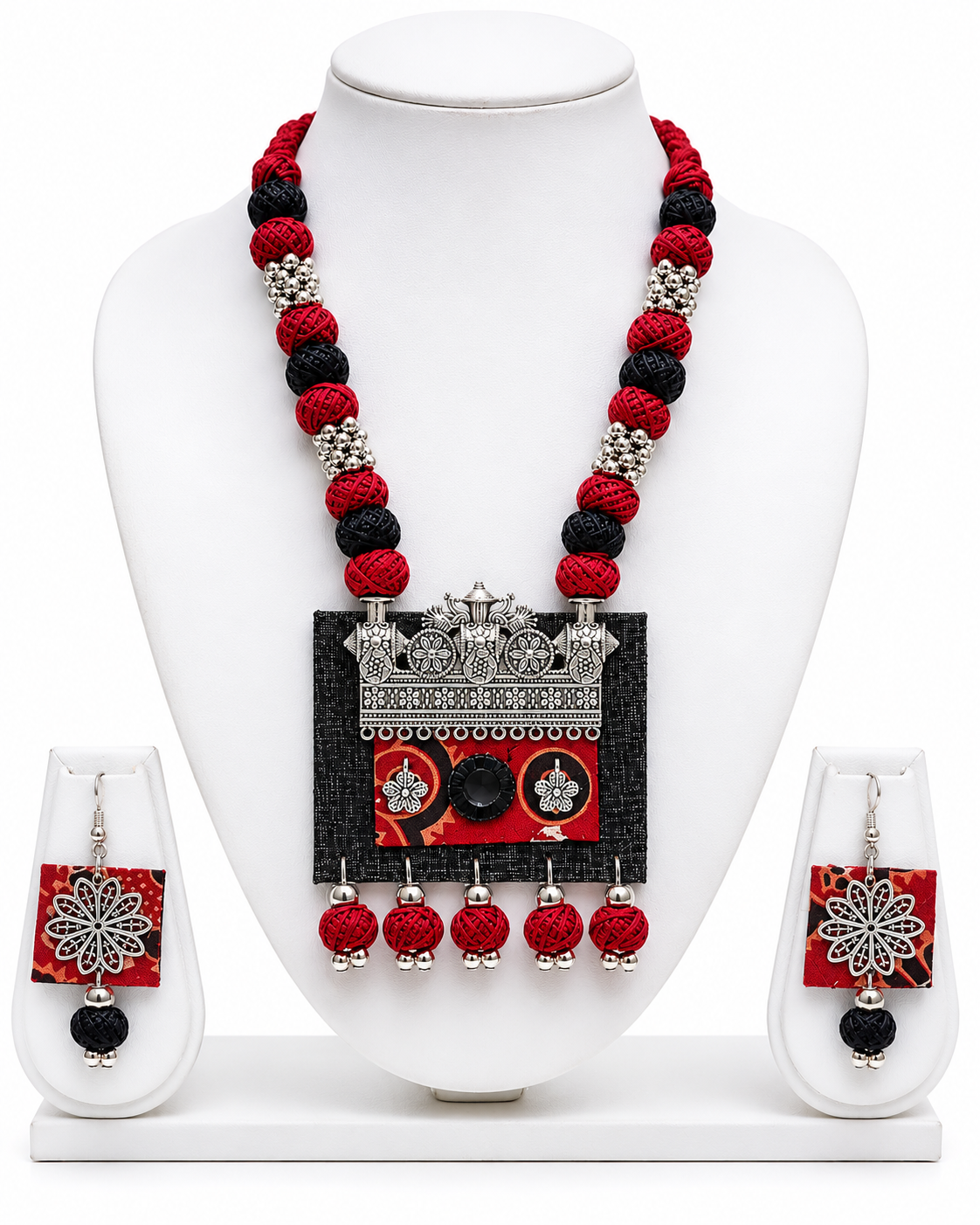 Ajrakh Loom Fusion Set