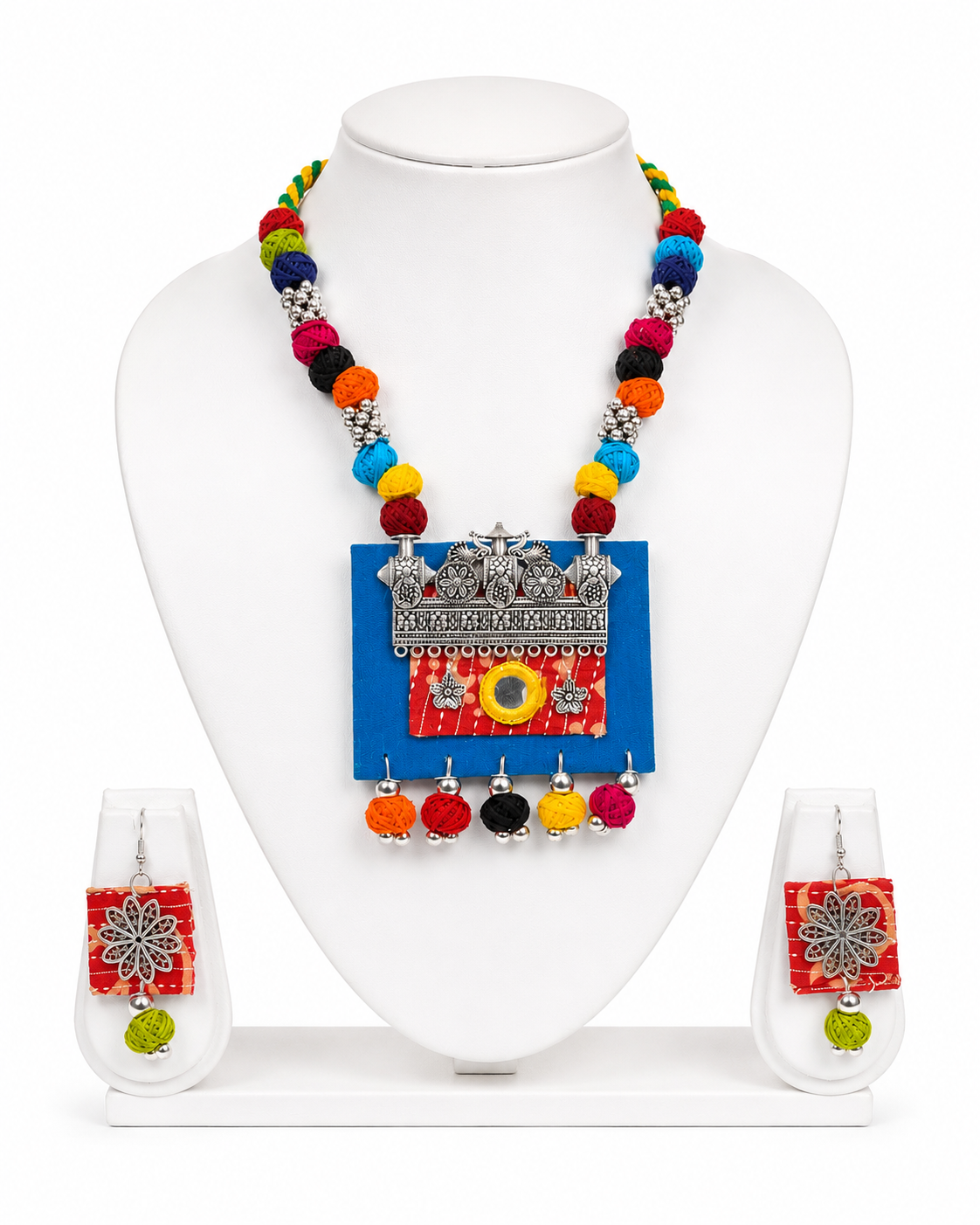Ajrakh Loom Fusion Set