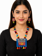 Ajrakh Loom Fusion Set