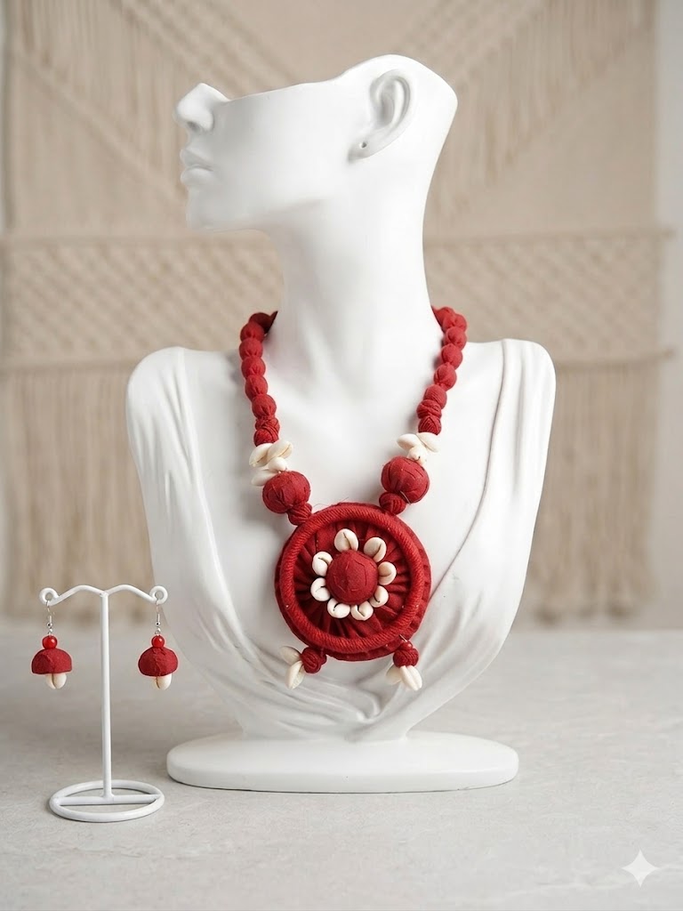 Bohemian Cowrie Shell Necklace Set