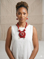 Bohemian Cowrie Shell Necklace Set