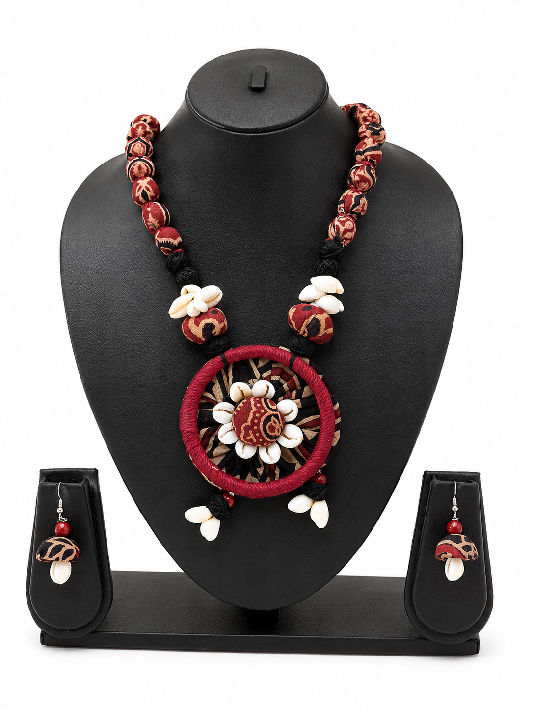 Bohemian Cowrie Shell Necklace Set