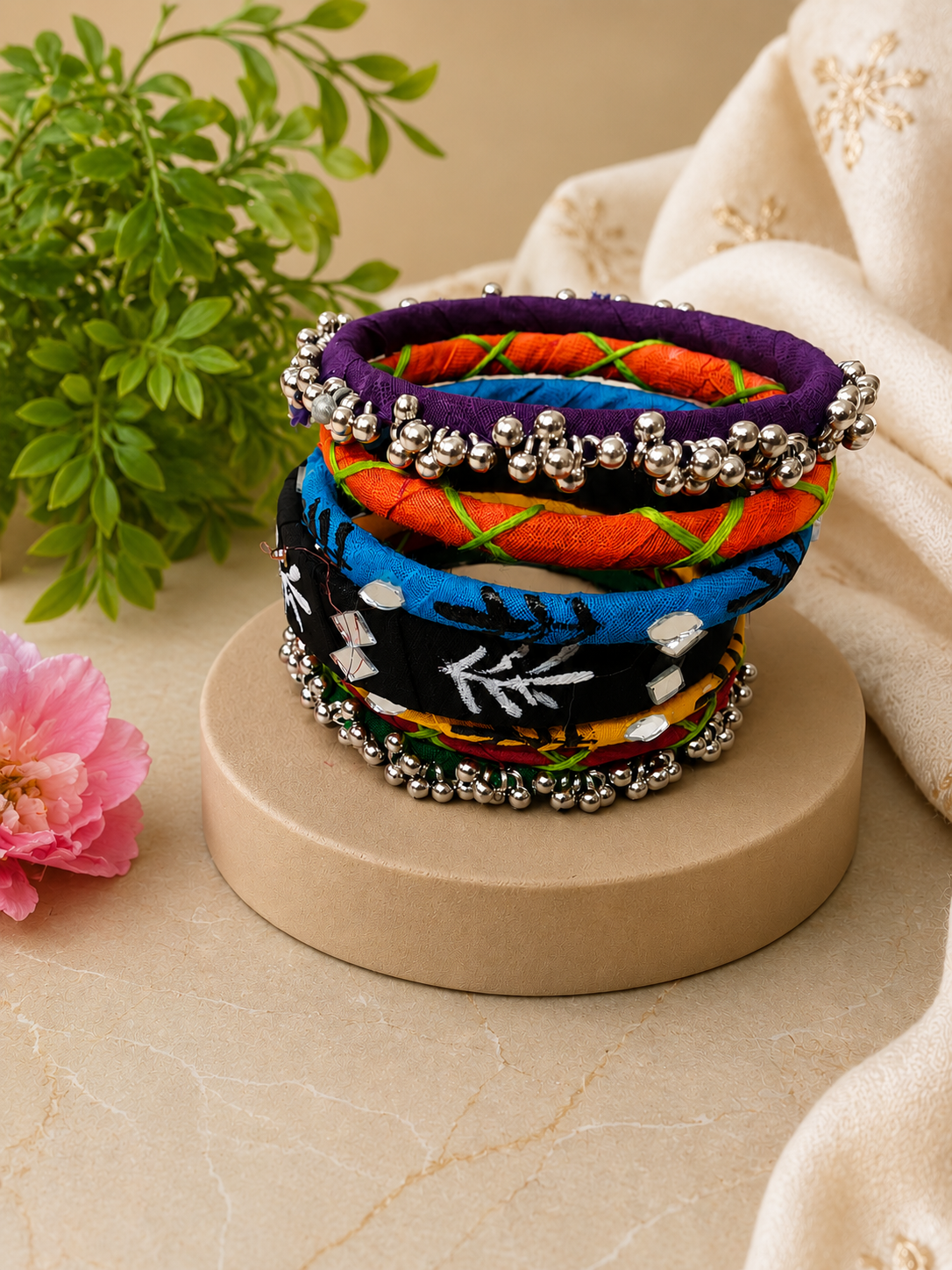 Ghungroo Bangle Set