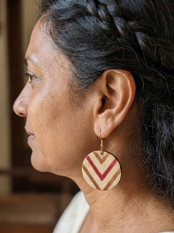 Tribal Loom Statement Pendant Set