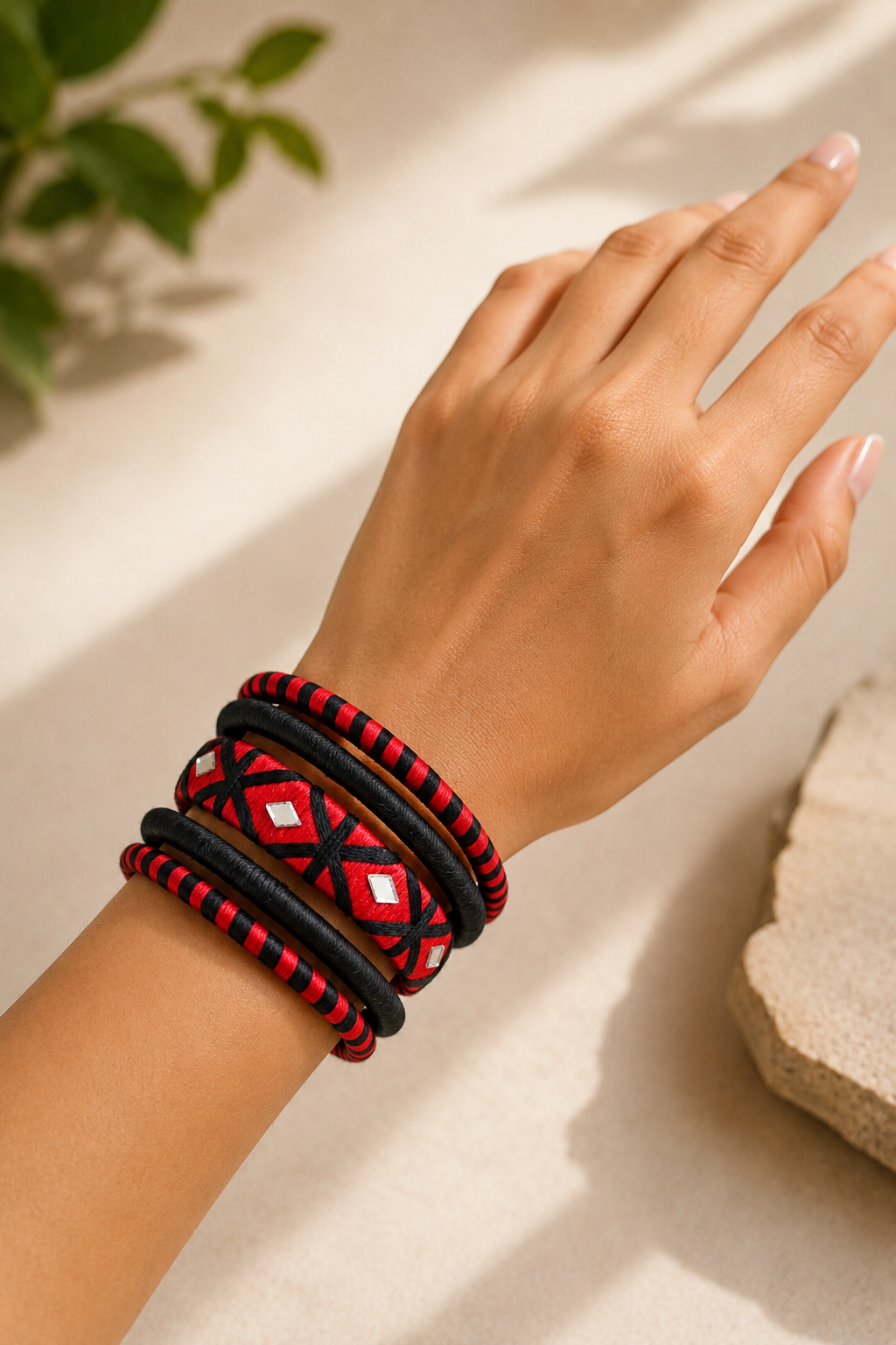 Rang Threa dwork Bangle Set