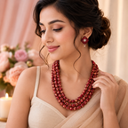 Royal Weave Beaded Necklace Set