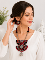Mirror Muse Tribal Pendant Set