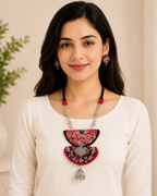 Mirror Muse Tribal Pendant Set