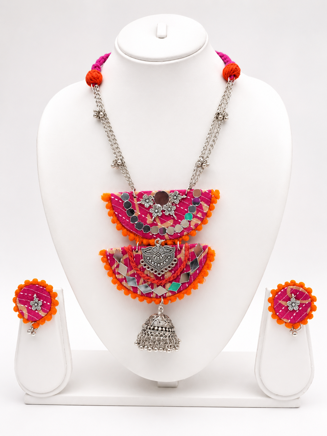 Mirror Muse Tribal Pendant Set