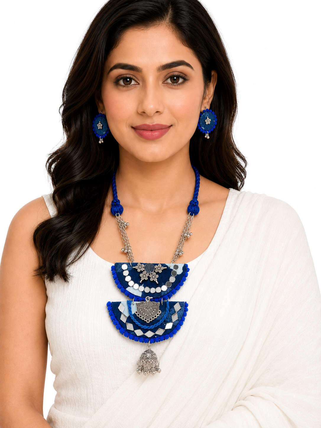 Mirror Muse Tribal Pendant Set
