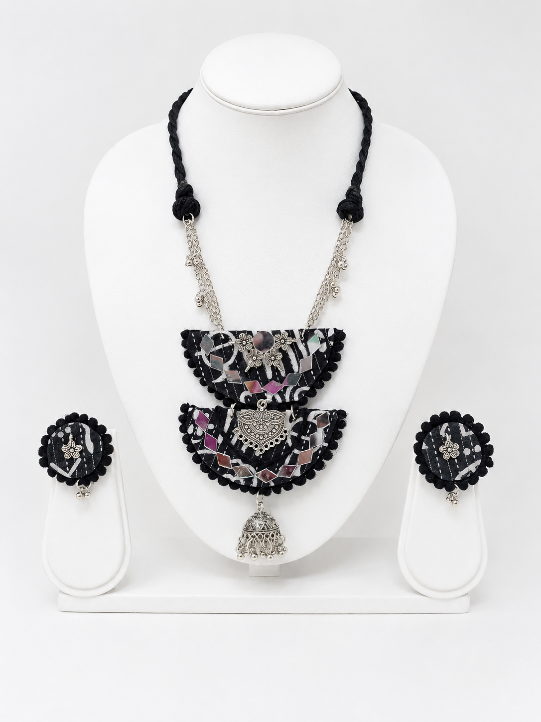 Mirror Muse Tribal Pendant Set
