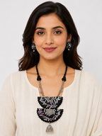 Mirror Muse Tribal Pendant Set