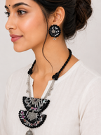 Mirror Muse Tribal Pendant Set