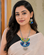 Mirror Charm Necklace Set