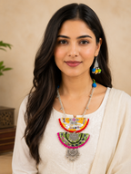 Mirror Charm Necklace Set