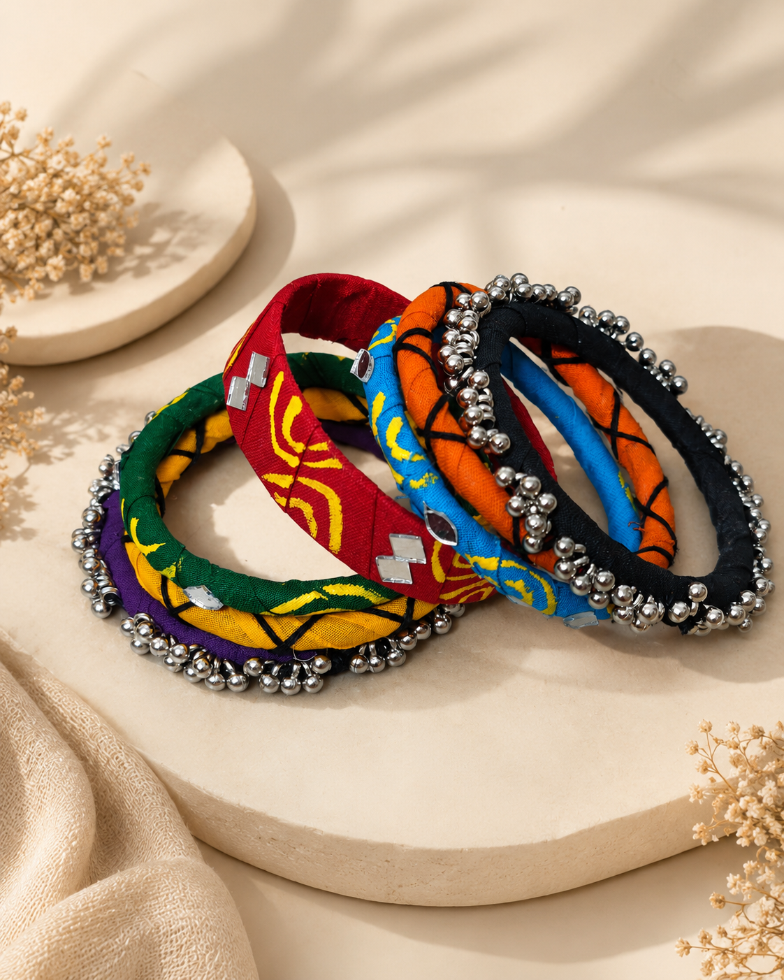 Karigari Ghungroo Bangle Set