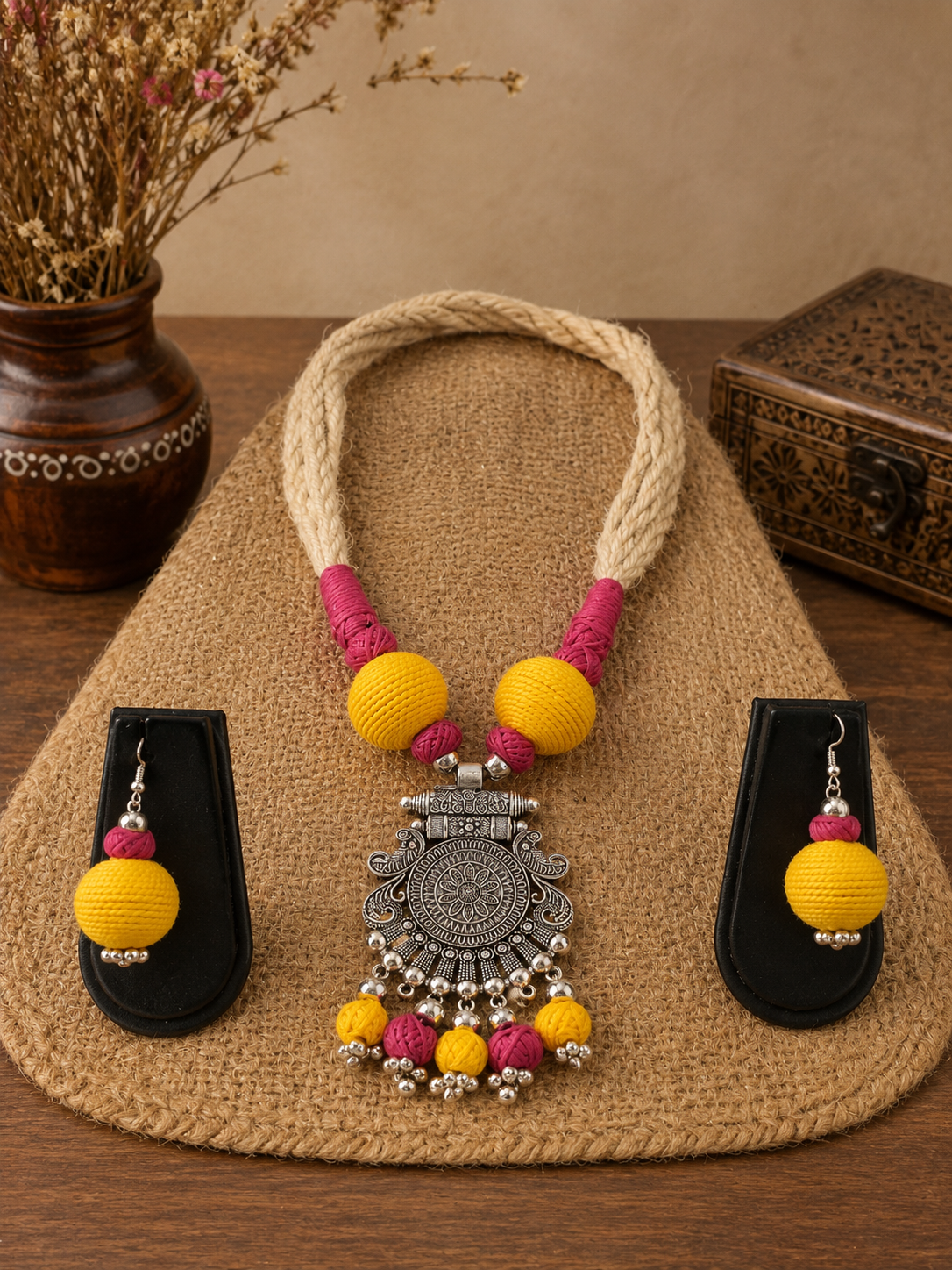 Sunwoven Heritage Pendant Set