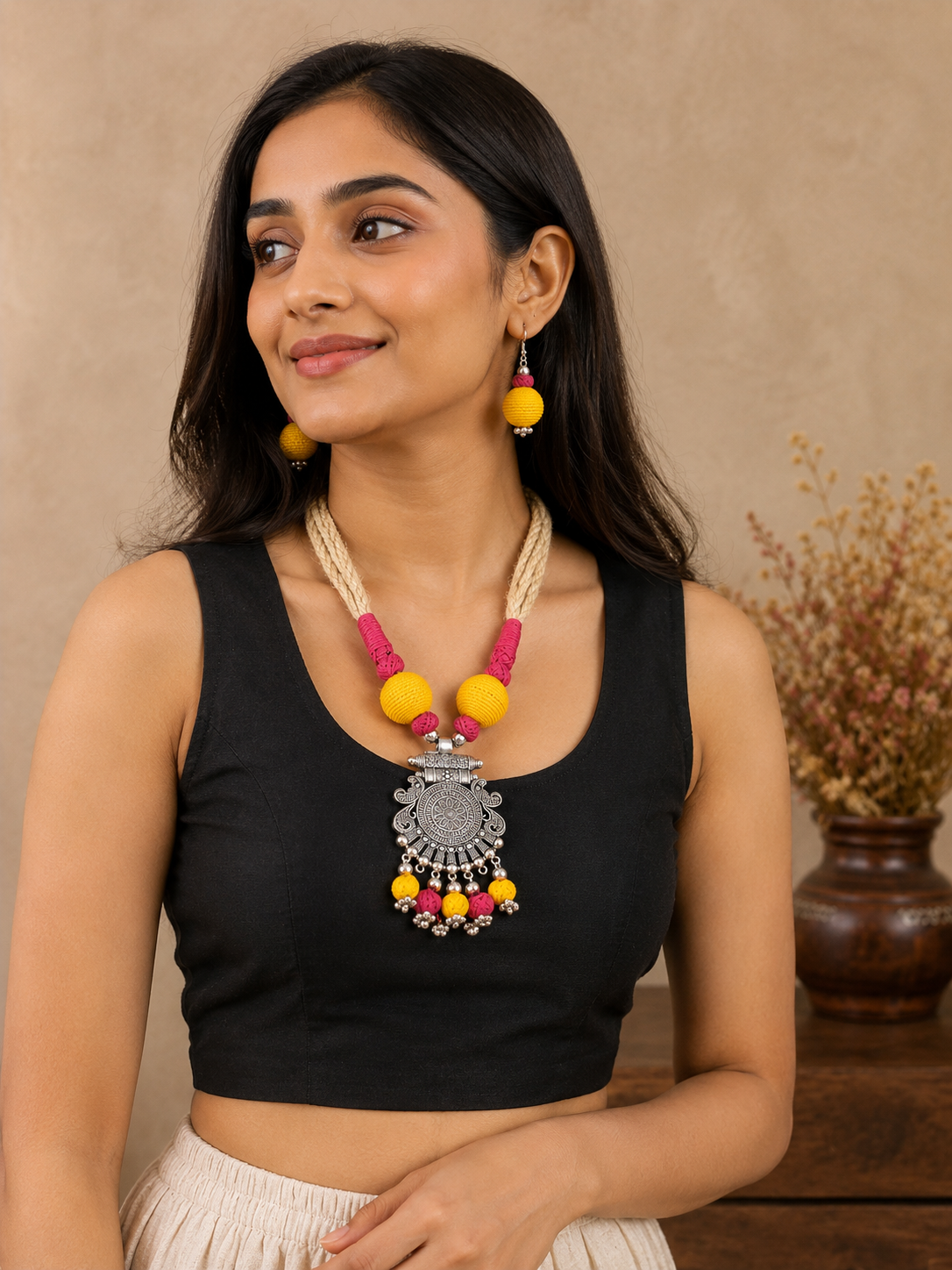 Sunwoven Heritage Pendant Set