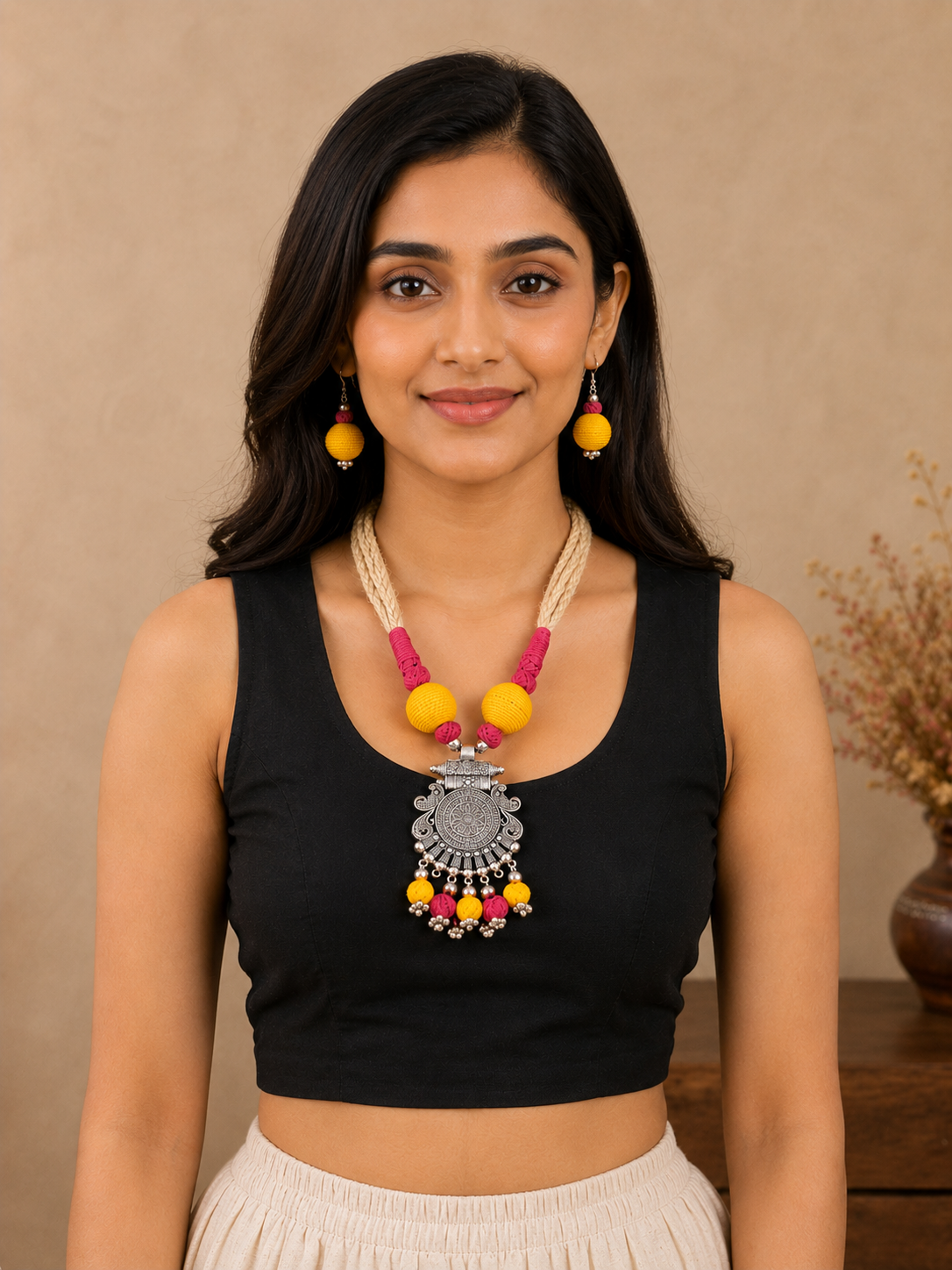 Sunwoven Heritage Pendant Set