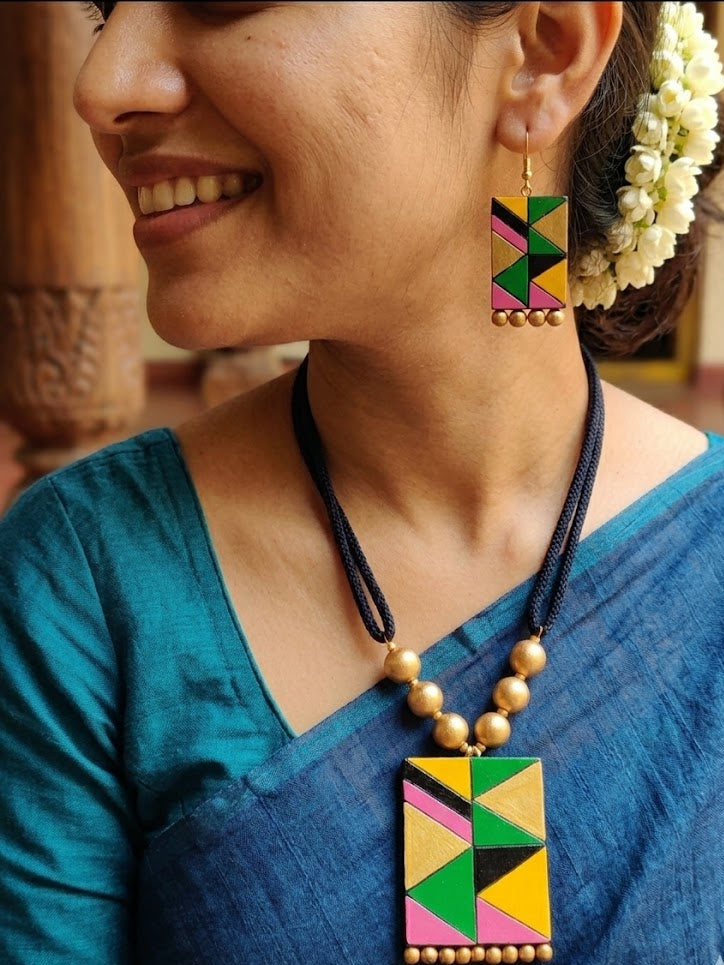 Prism Pop Geometric Jewellery Set