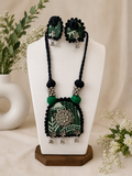 Rangriti Floral Fabric Jewellery Set