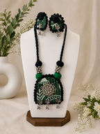 Rangriti Floral Fabric Jewellery Set