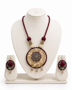 Ikat Bloom Artisan Pendant Set
