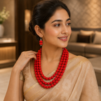 Fabric Wrap Necklace Set