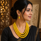 Fabric Wrap Necklace Set