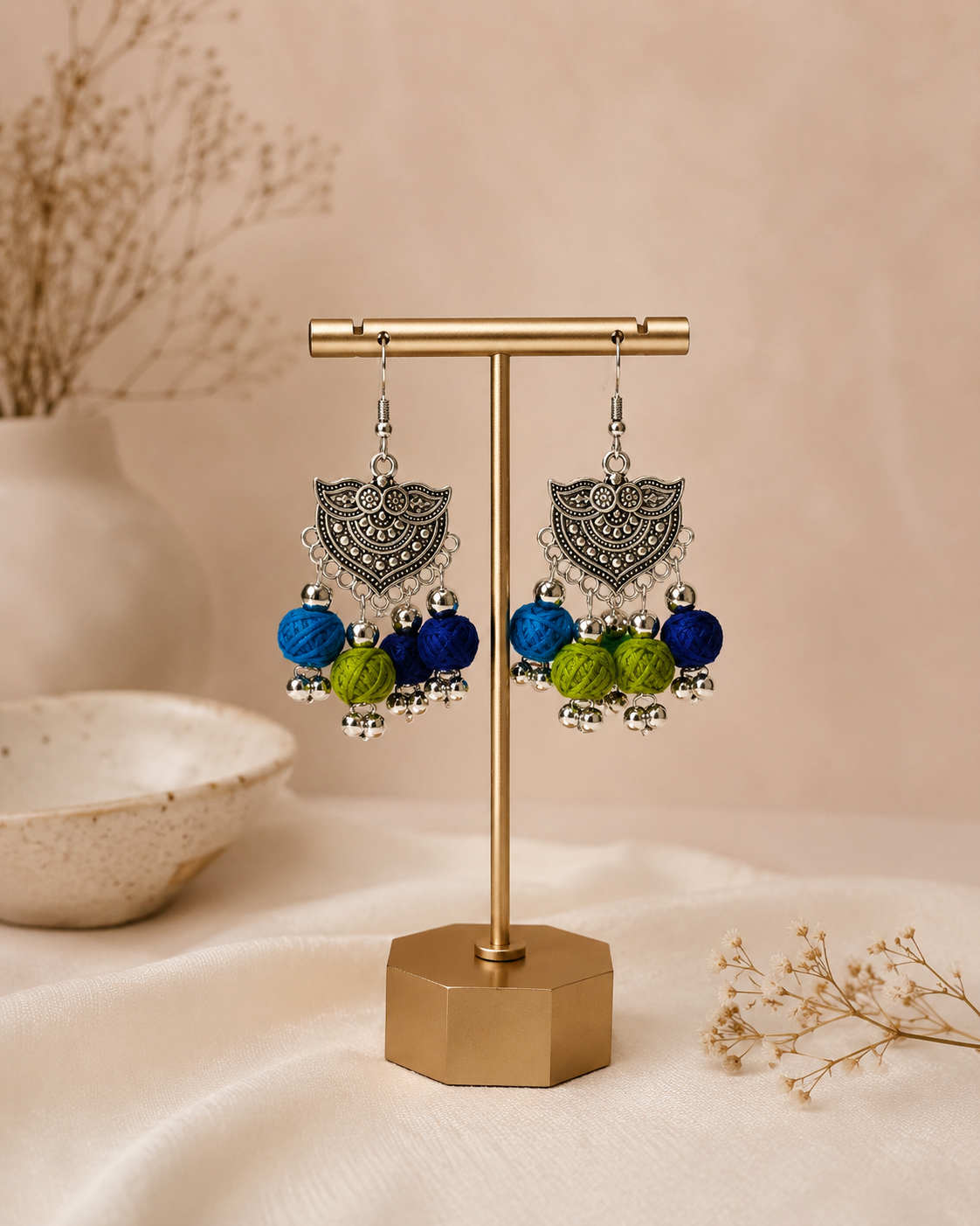 Charm Tassel Earrings