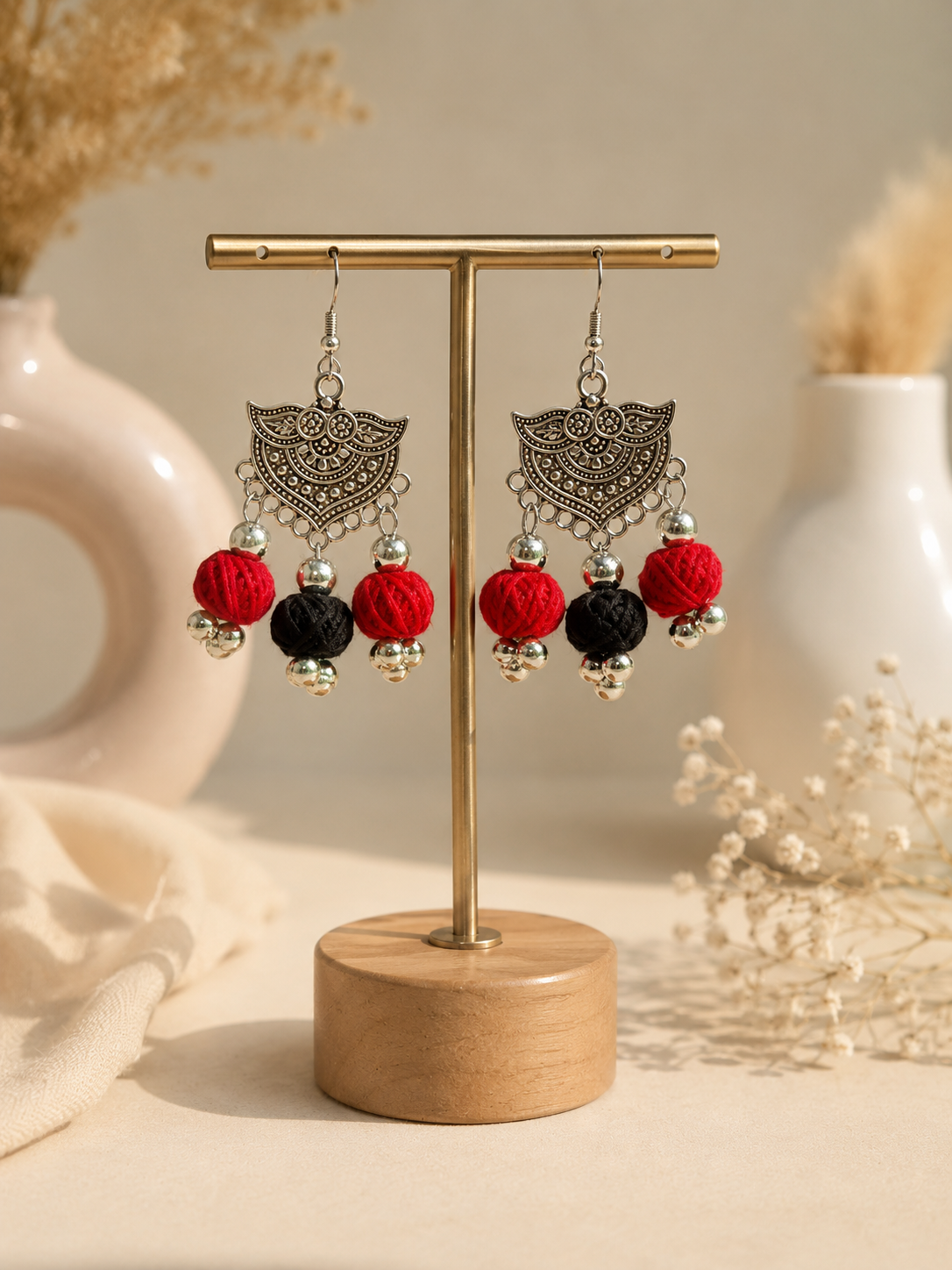 Charm Tassel Earrings